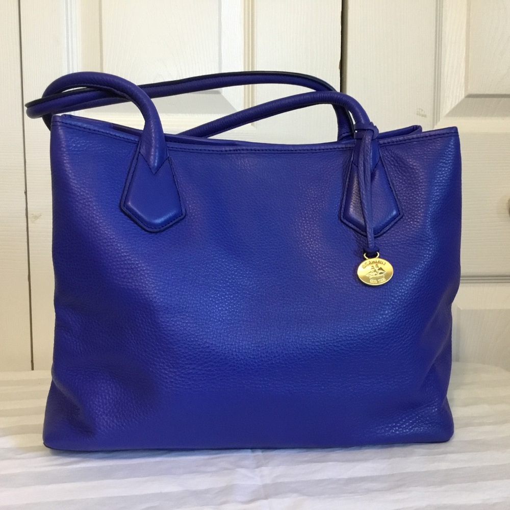 Brahmin Vibrant Blue Tote Bag